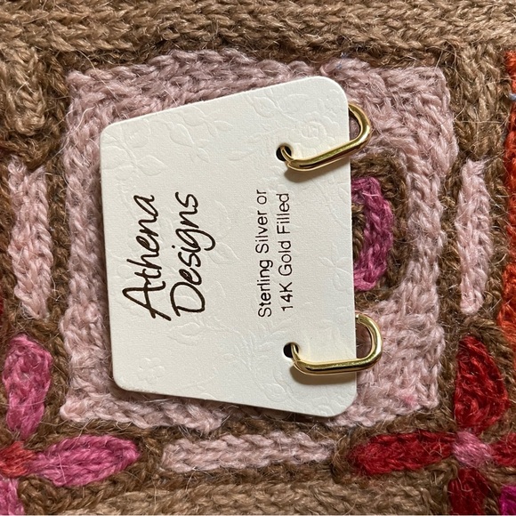 Athena Designs Oval Hoops- NWT - Picture 3 of 3